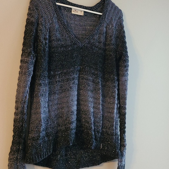 Hollister Blue Knit Sweater Size M - Picture 3 of 8